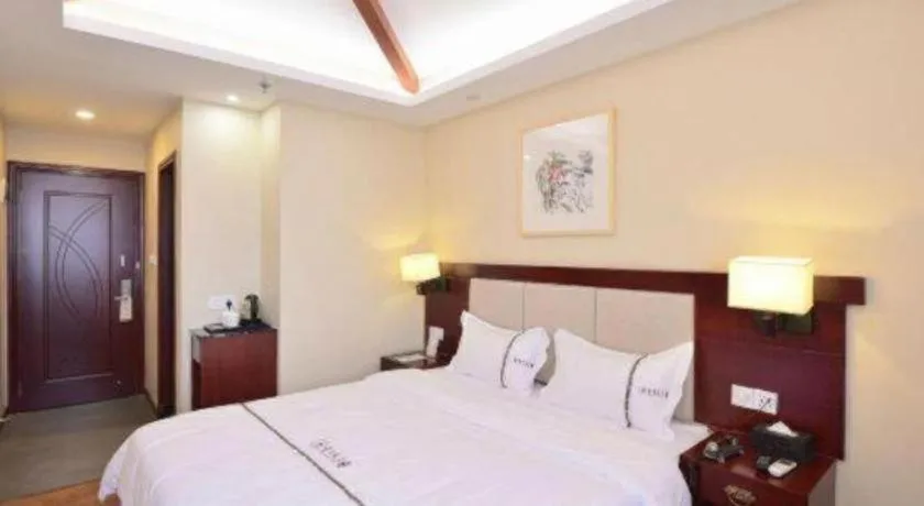 Bed in BOOK PAVILION HOTEL