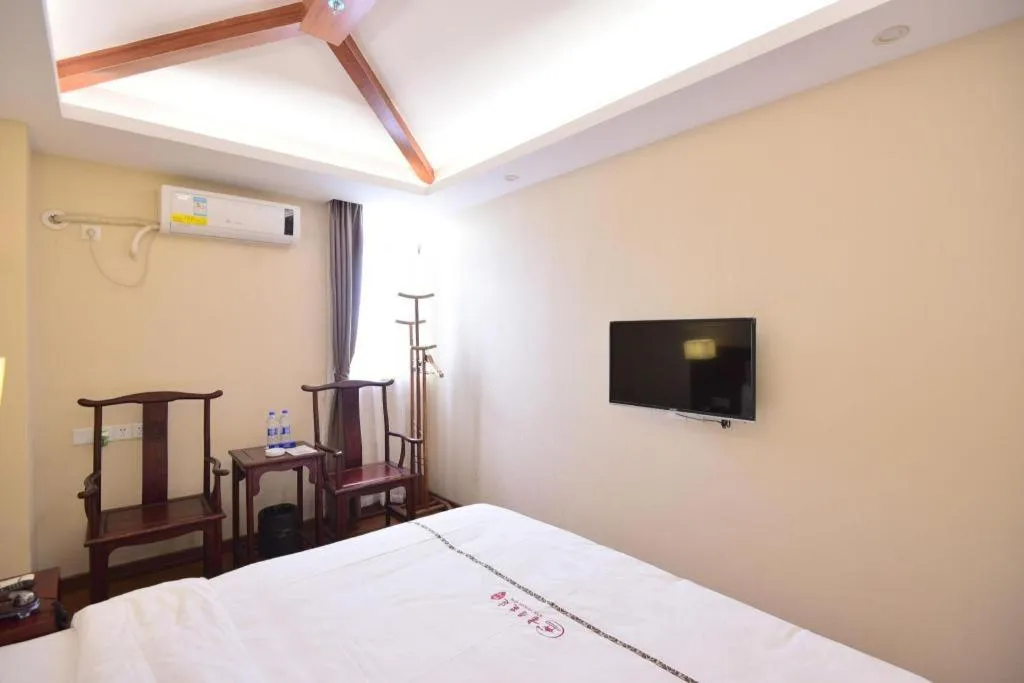 Bed in BOOK PAVILION HOTEL