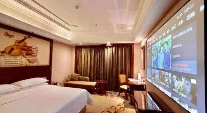 Bed in Vienna International Hotel Nanning Railway Station Mingxiu Road Metro Station