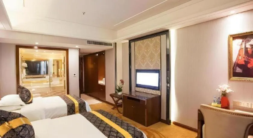 Bed in Vienna International Hotel Nanning Railway Station Mingxiu Road Metro Station