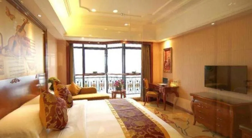 Bed in Vienna International Hotel Nanning Railway Station Mingxiu Road Metro Station