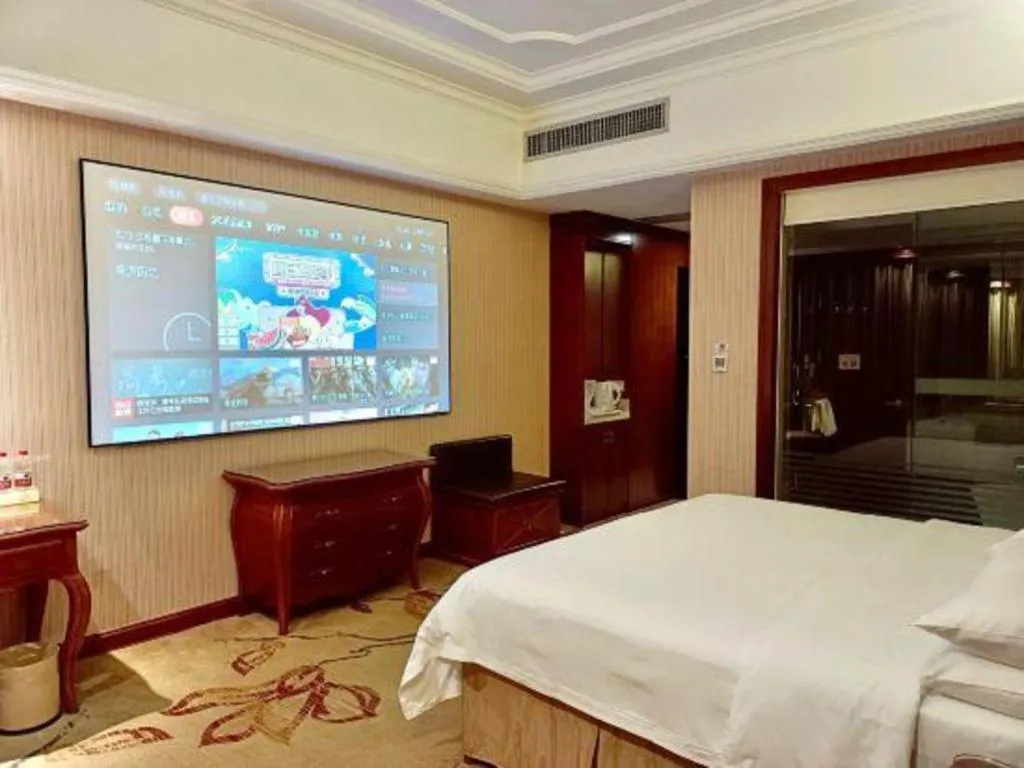 Bed in Vienna International Hotel Nanning Railway Station Mingxiu Road Metro Station