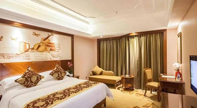 Bed in Vienna International Hotel Nanning Railway Station Mingxiu Road Metro Station