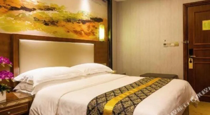 Bed in Vienna International Hotel Nanning Railway Station Mingxiu Road Metro Station