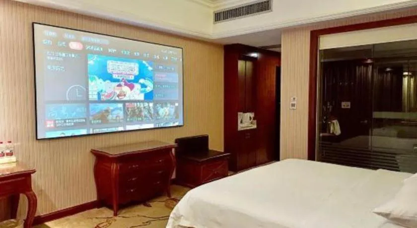 Bed in Vienna International Hotel Nanning Railway Station Mingxiu Road Metro Station