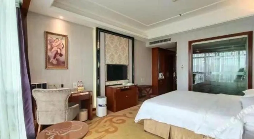 Bed in Vienna International Hotel Nanning Railway Station Mingxiu Road Metro Station