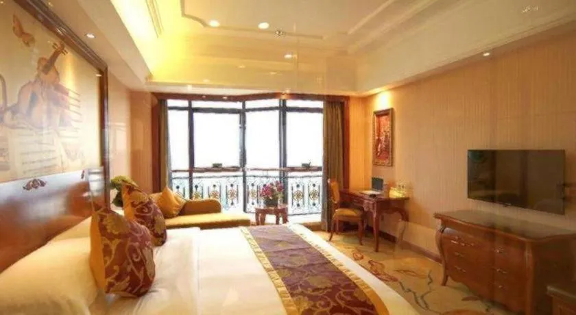 Bed in Vienna International Hotel Nanning Railway Station Mingxiu Road Metro Station