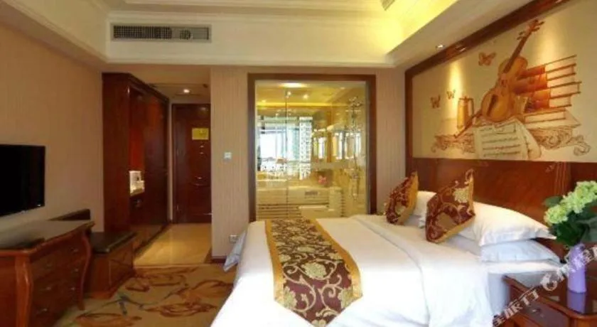 Bed in Vienna International Hotel Nanning Railway Station Mingxiu Road Metro Station