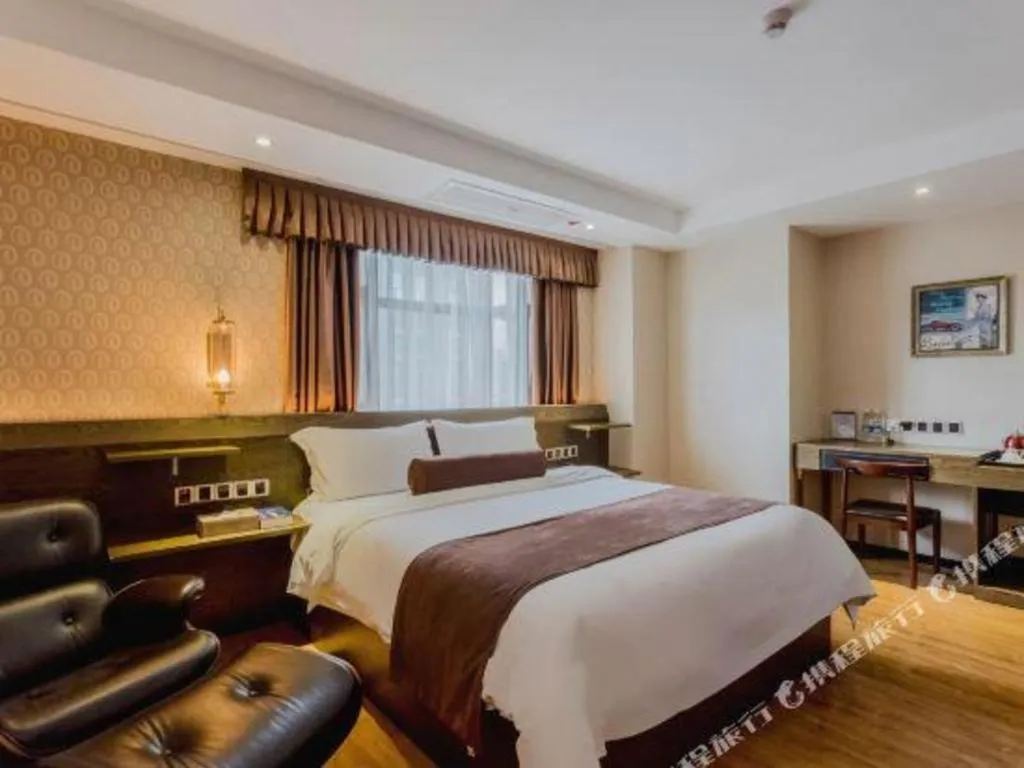 Bed in James Joyce Coffetel Chengdu Jianshe Road Dongjiao Jiyi Square