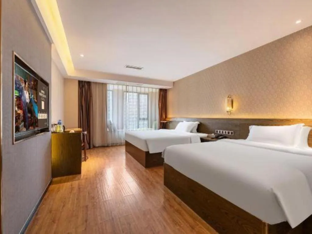 Bed in James Joyce Coffetel Chengdu Jianshe Road Dongjiao Jiyi Square