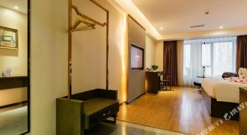 Bed in James Joyce Coffetel Chengdu Jianshe Road Dongjiao Jiyi Square