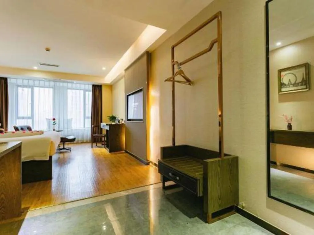 Bed in James Joyce Coffetel Chengdu Jianshe Road Dongjiao Jiyi Square