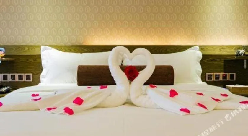 Bed in James Joyce Coffetel Chengdu Jianshe Road Dongjiao Jiyi Square