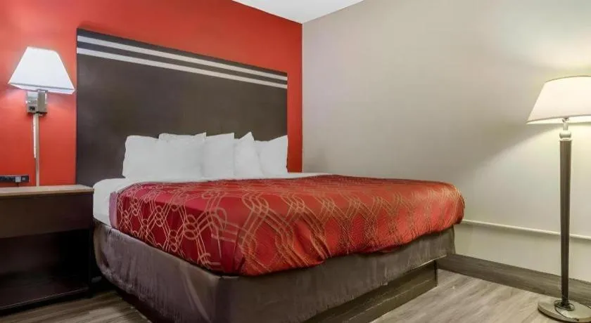 Bed in Econo Lodge Columbia Fort Jackson