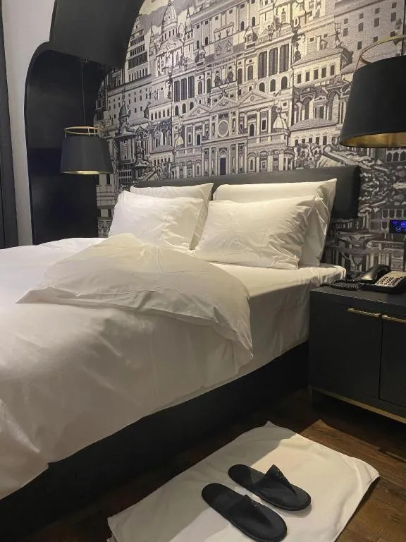 Bed in Guangzhou Crystal Orange Hotel