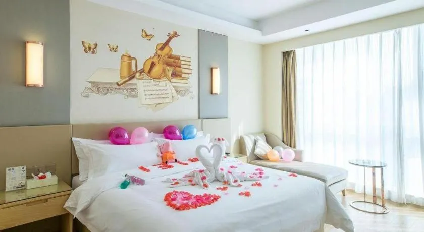 Bed in Vienna International Hotel Chengdu New International Conference and Exhibition Center Branch