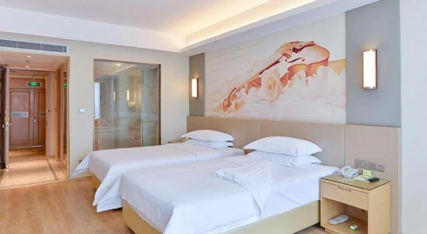 Bed in Vienna International Hotel Chengdu New International Conference and Exhibition Center Branch