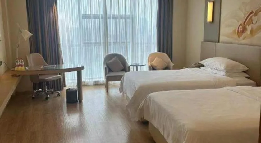 Bed in Vienna International Hotel Chengdu New International Conference and Exhibition Center Branch