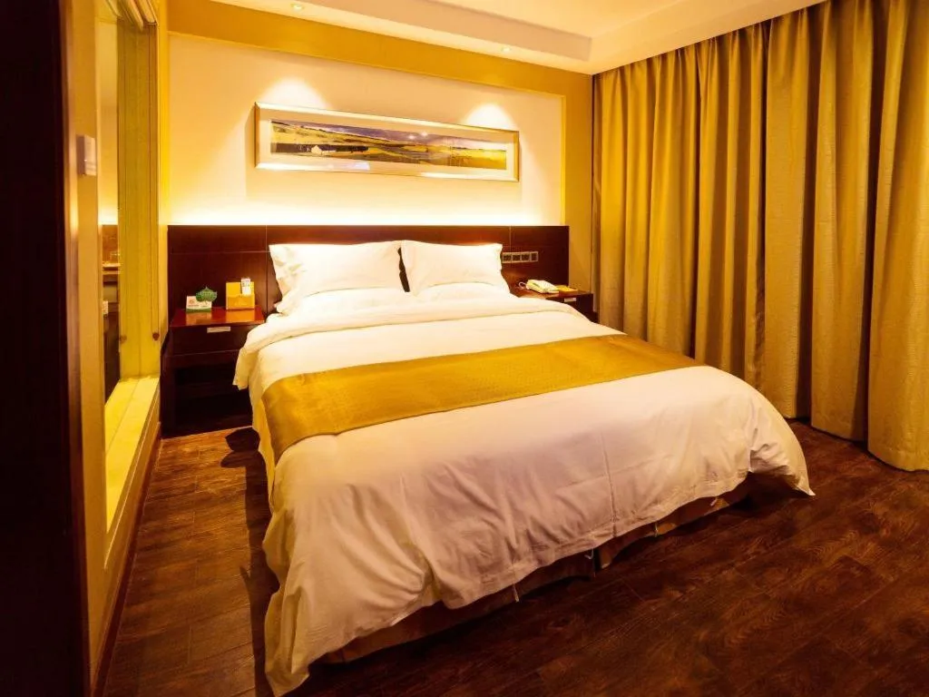 Bed in Maixinge Boutique Hotel Waigaoqiao Free Trade Zone