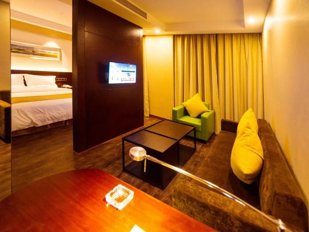 Bed in Maixinge Boutique Hotel Waigaoqiao Free Trade Zone