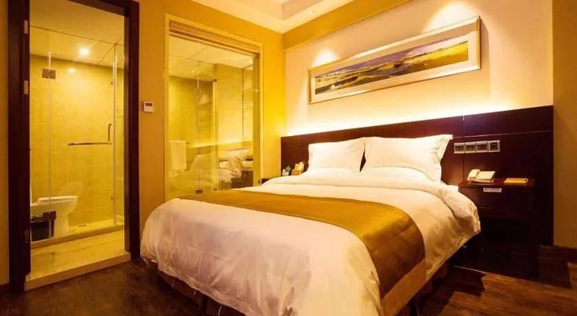 Bed in Maixinge Boutique Hotel Waigaoqiao Free Trade Zone