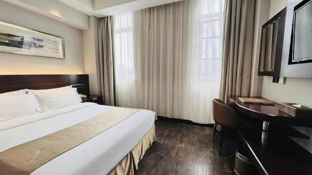 Bed in Maixinge Boutique Hotel Waigaoqiao Free Trade Zone