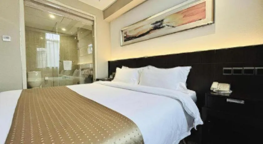 Bed in Maixinge Boutique Hotel Waigaoqiao Free Trade Zone