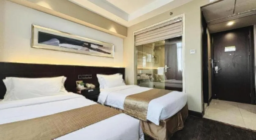 Bed in Maixinge Boutique Hotel Waigaoqiao Free Trade Zone