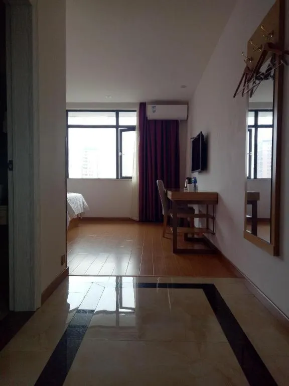 Bed in GreenTree Inn Shangrao Qianshan hekou old town Xinjiang longting shell hotel