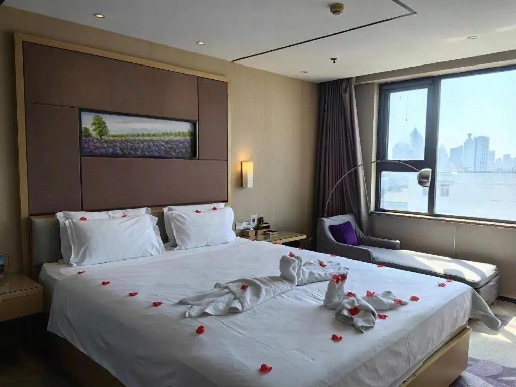 Bed in Lavande Hotel Jinan Quancheng Road Baotu Spring Branch