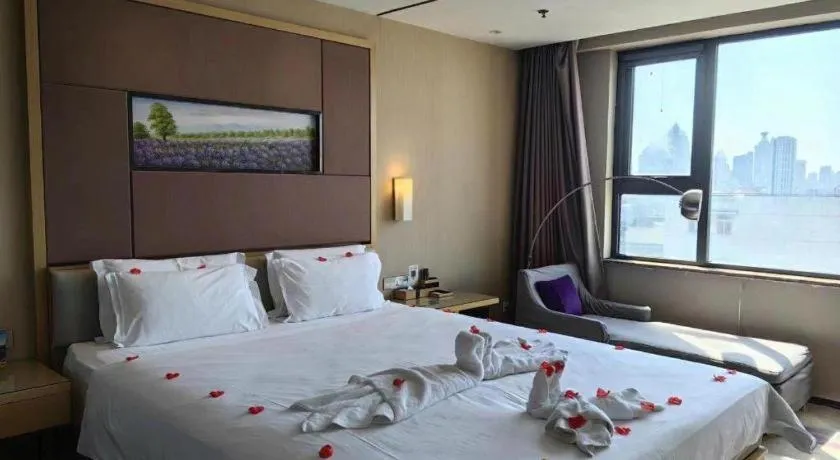 Bed in Lavande Hotel Jinan Quancheng Road Baotu Spring Branch