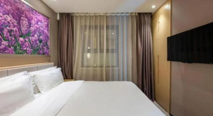 Bed in Lavande Hotel Jinan Quancheng Road Baotu Spring Branch