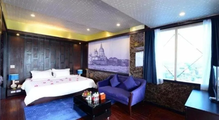 Bed in Jacosmo Hotel & Spa