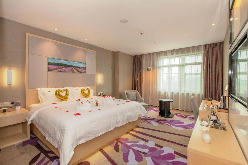 Bed in Lavande Hotel Wuhan Jianghan Road Subway Station