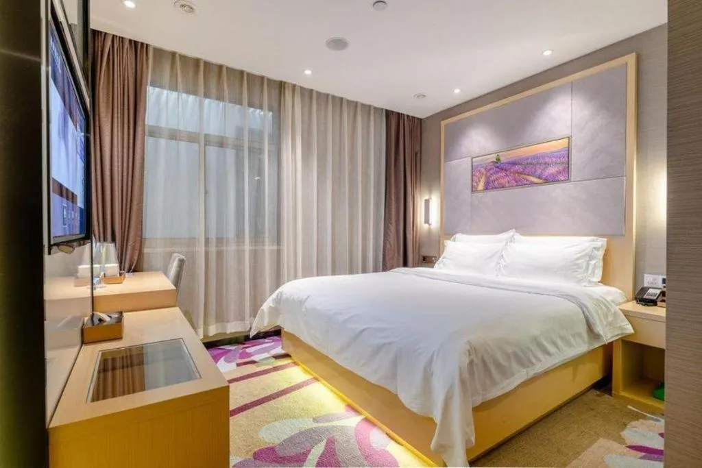 Bed in Lavande Hotel Wuhan Jianghan Road Subway Station