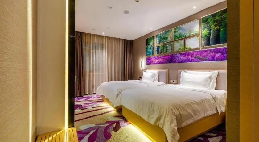 Bed in Lavande Hotel Wuhan Jianghan Road Subway Station