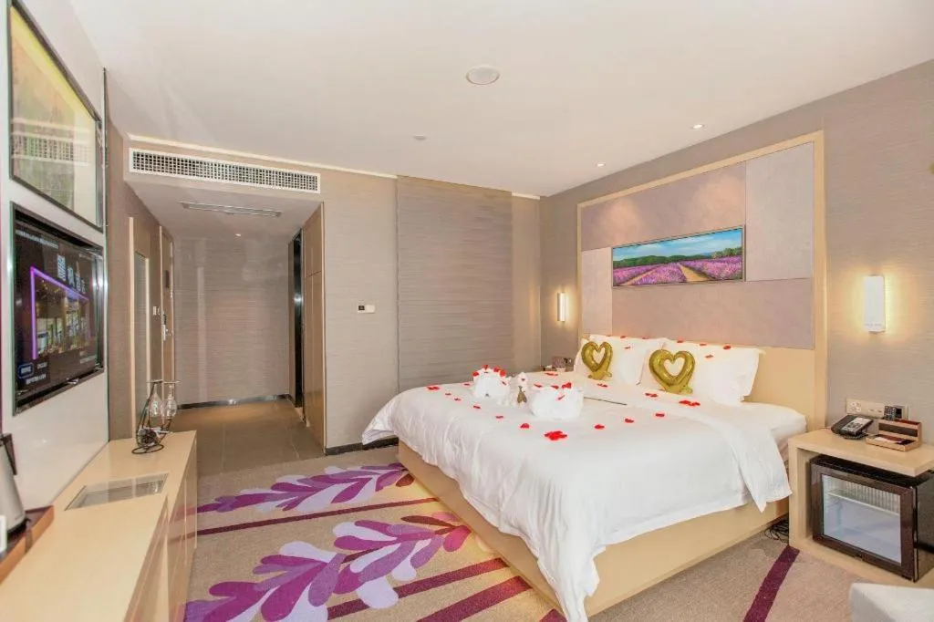 Bed in Lavande Hotel Wuhan Jianghan Road Subway Station