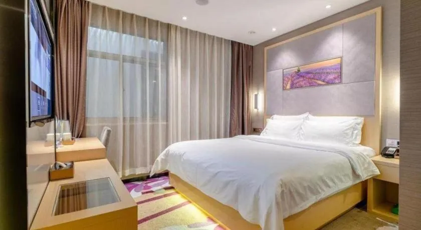 Bed in Lavande Hotel Wuhan Jianghan Road Subway Station