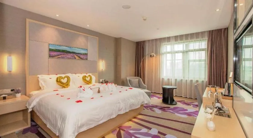 Bed in Lavande Hotel Wuhan Jianghan Road Subway Station