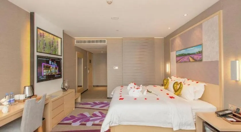 Bed in Lavande Hotel Wuhan Jianghan Road Subway Station