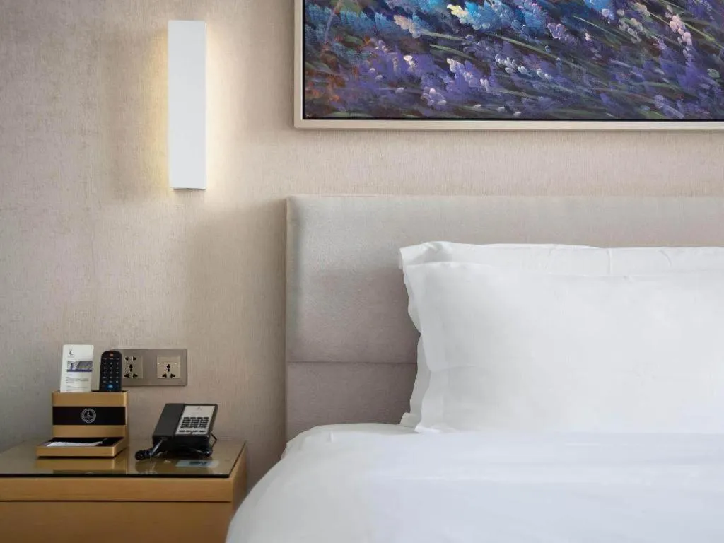 Bed in Lavande Hotel Guangzhou Shangxiajiu Pedestrian Street Hualin Temple Metro Station