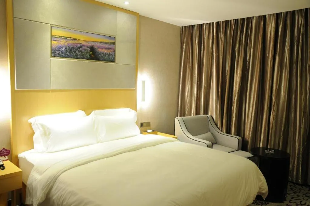 Bed in Lavande Hotel Guangzhou Shangxiajiu Pedestrian Street Hualin Temple Metro Station