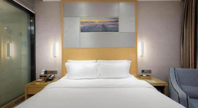 Bed in Lavande Hotel Guangzhou Shangxiajiu Pedestrian Street Hualin Temple Metro Station