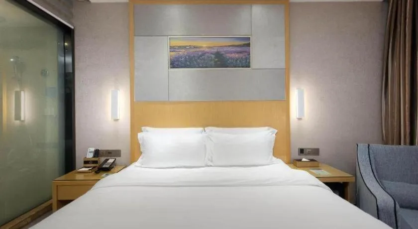 Bed in Lavande Hotel Guangzhou Shangxiajiu Pedestrian Street Hualin Temple Metro Station