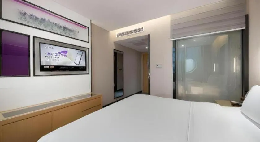 Bed in Lavande Hotel Guangzhou Shangxiajiu Pedestrian Street Hualin Temple Metro Station