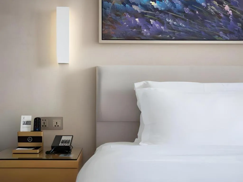 Bed in Lavande Hotel Guangzhou Shangxiajiu Pedestrian Street Hualin Temple Metro Station