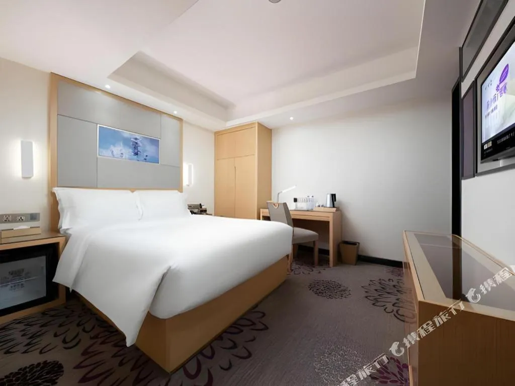 Bed in Lavande Hotel Guangzhou Shangxiajiu Pedestrian Street Hualin Temple Metro Station