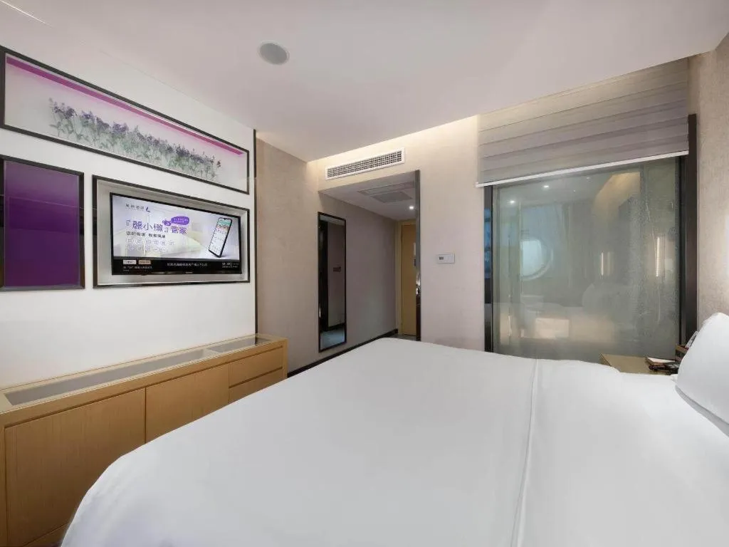 Bed in Lavande Hotel Guangzhou Shangxiajiu Pedestrian Street Hualin Temple Metro Station
