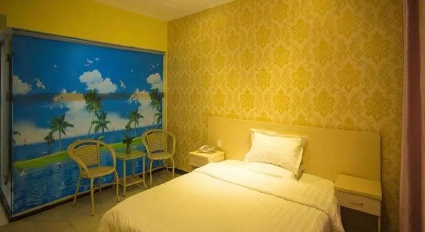 Bed in Pai Hotel Tianjin Binguan Metro Station Municipal Government