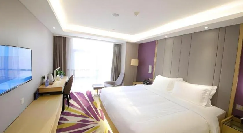 Bed in Lavande Hotel Beijing Olympic Village bird nest